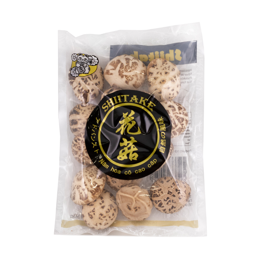 Svamp Shiitake 150g Hua Gu Lucky Katt Kina