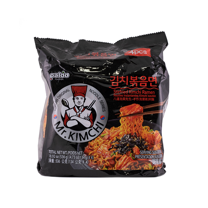 Instant Noodles Stir-Fried 536g / 134gx4bag Mr.Kimchi Paldo Korean