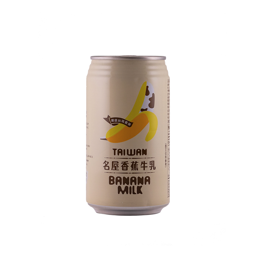 香蕉牛奶饮料 340ml 名屋台湾