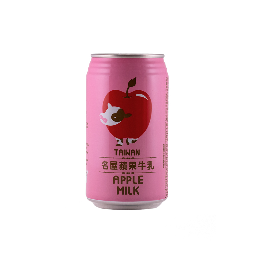 苹果牛乳 340ml 名屋 中国