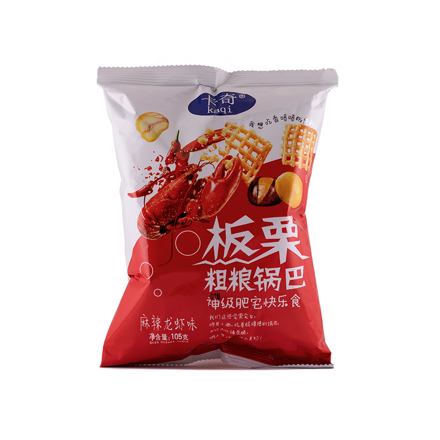 板栗 粗粮锅巴 麻辣龙虾味 105g 卡奇 中国