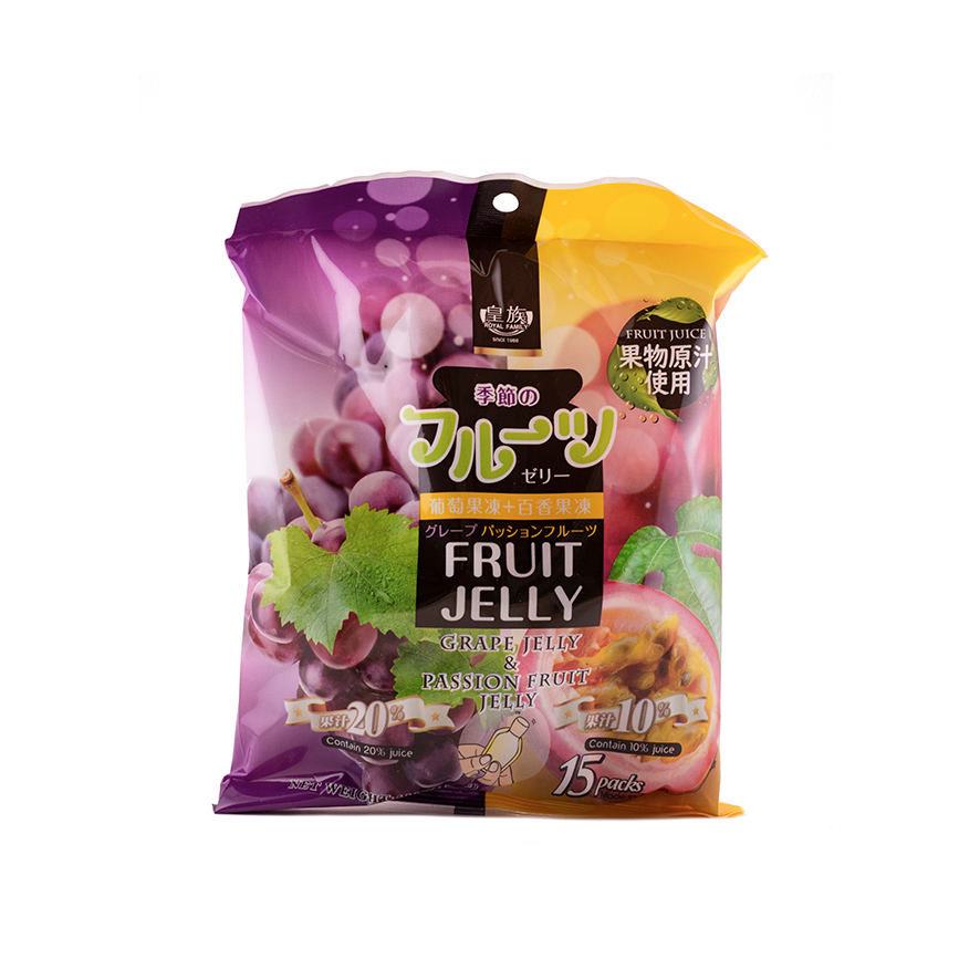 Mixed Jelly Grape/Passion Flavour 300g Royal Family Taiwan