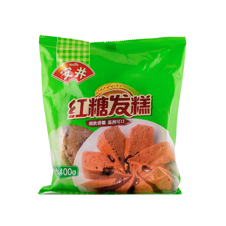 Brunt Sockerkaka/Fa Gao Fryst 400g Anjoy Kina