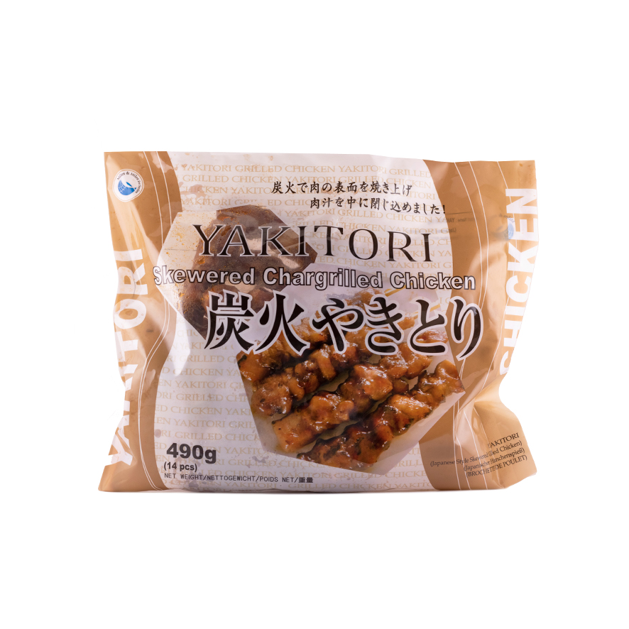 Yakitori Grilled Chicken Skewers Frozen 490g (12st/Package) Japan