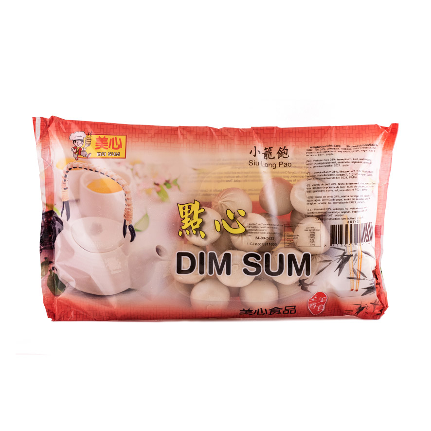 Siu Loong Bun/Fläsk Dumpling Fryst 840g Mei Sum Nederländerna