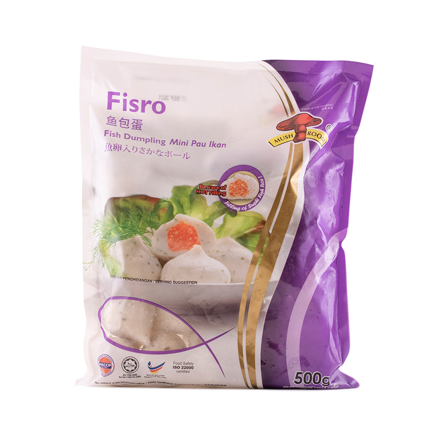 Fisro/魚包蛋 Mini Pau Ikan 500g Mushroom