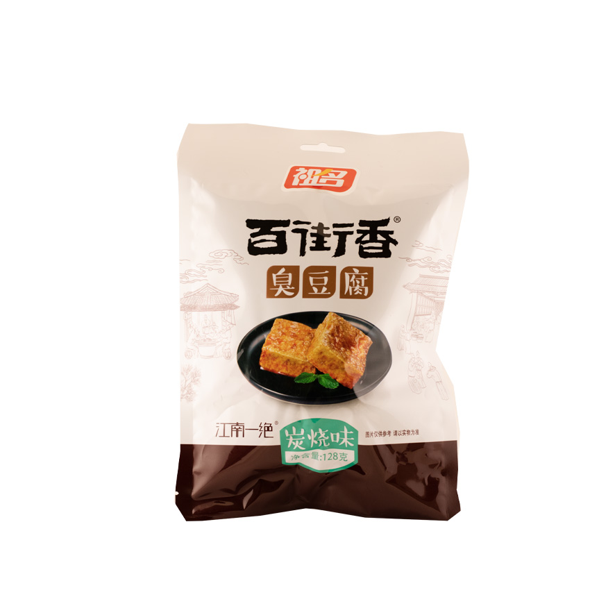 Snacks Stinking Tofu With BBQ Flavour 128g TDF Zuming China