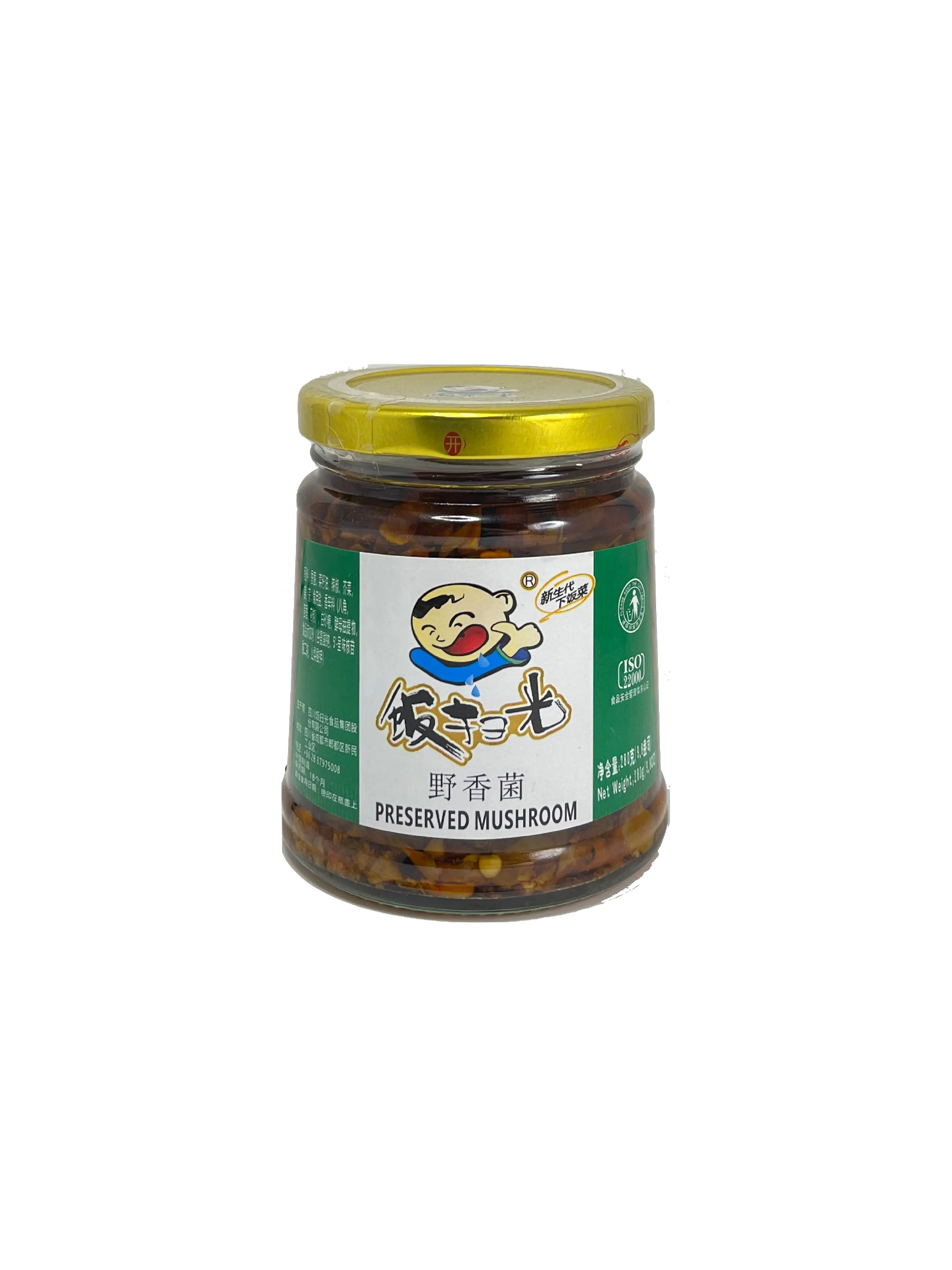 Canned Forest Mushroom 280gx12 jar YXJ FSG China