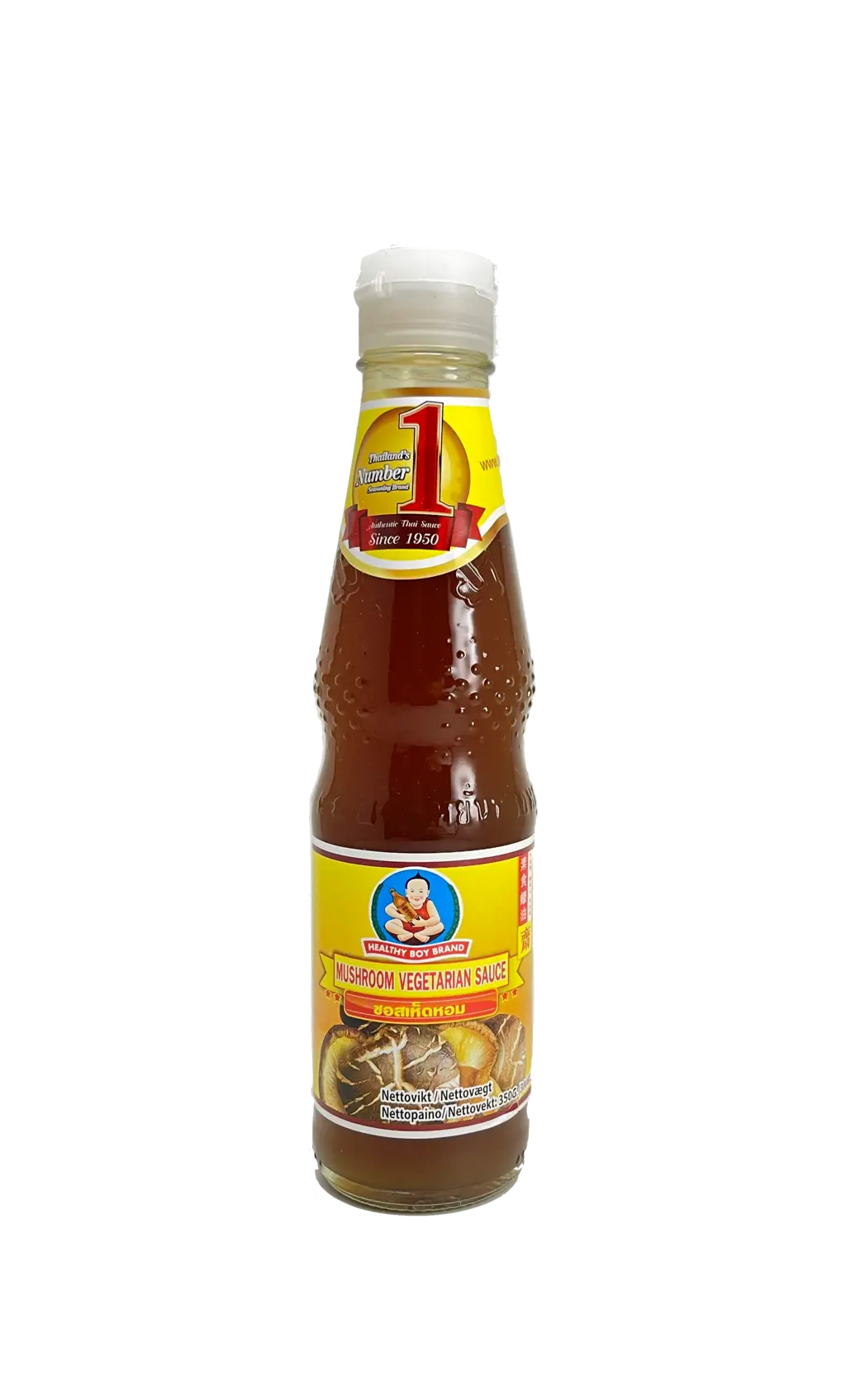 Vegtarisk Svamp Sås 350g Healthy Boy Thailand
