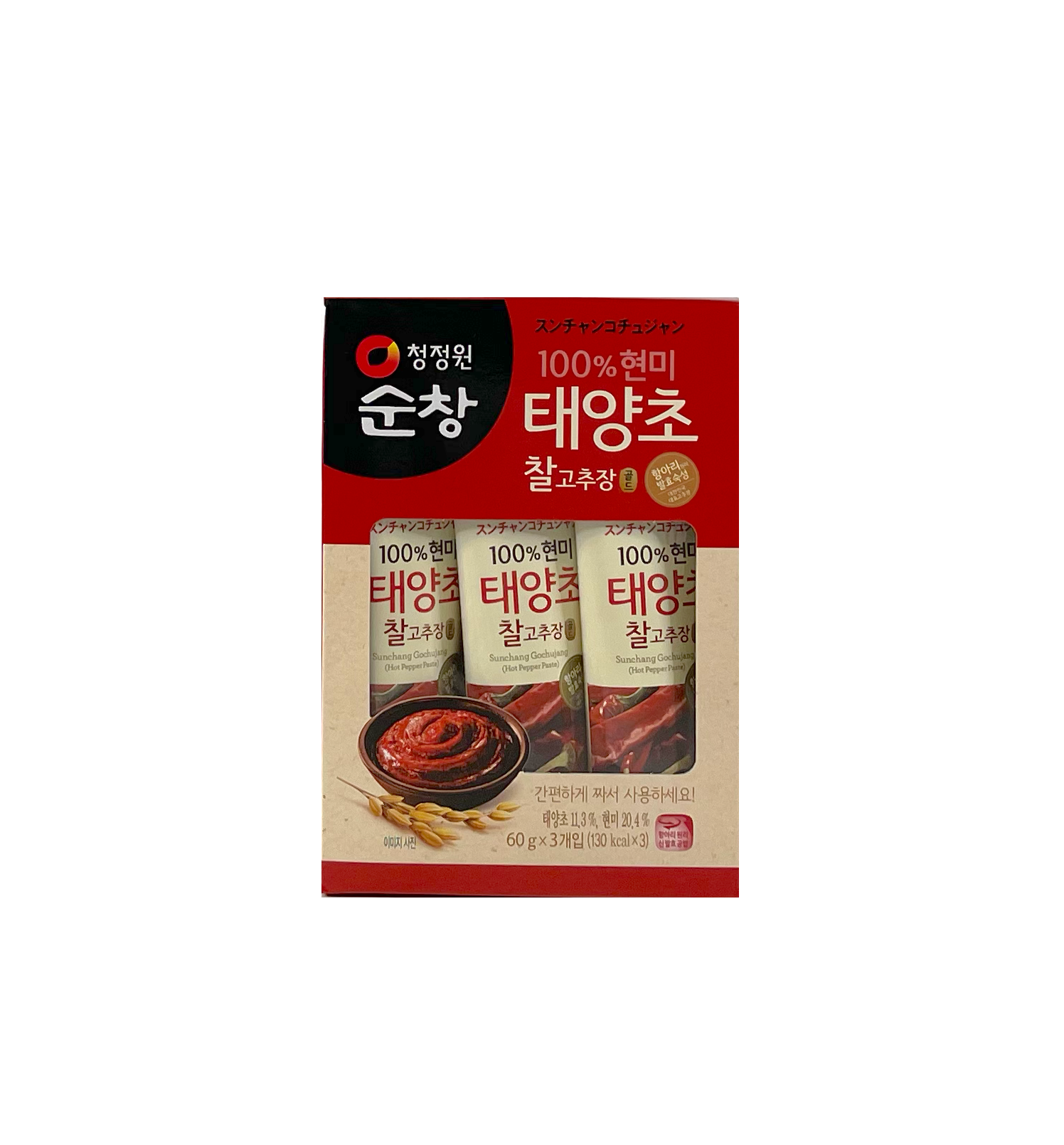 Strong Pepperpaste TUBE / Bibimbap 60gx3st CJW Korean