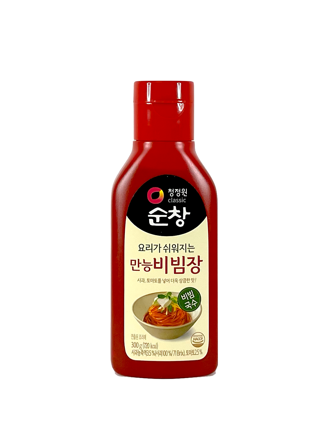Spicy / Sour Red Pepper Sauce For Cold Noodles / Dishes 300g CJW Korean