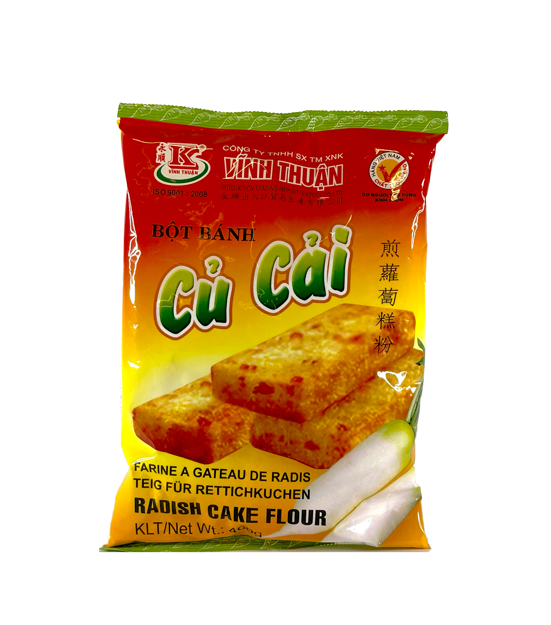 Mjöl för Bánh Cú Cái/Rättikakaka 400g - Vinh Thuan Vietnam