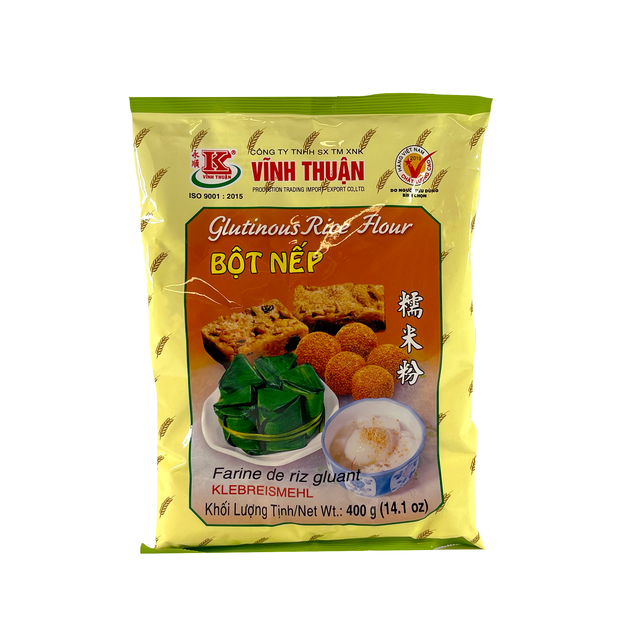 Sticky Rice Flour (Bôt Nêp) 400g - Vinh Thuan Vietnam