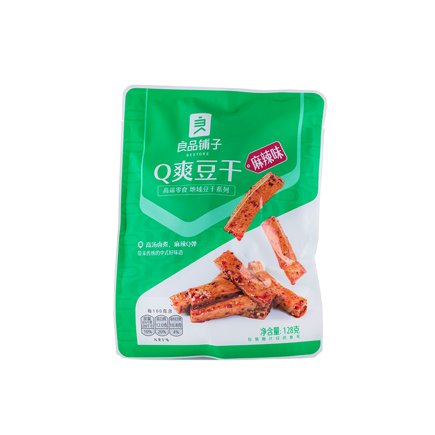 Bean Curd Stark Chili/Ma La Strips 128g Bestore Kina