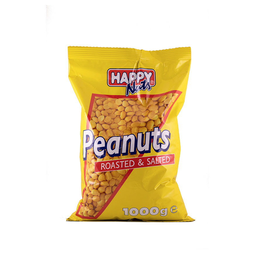 Bäst Före: 2022.10.01 Jordnötter Saltad 1kg Happy Nuts