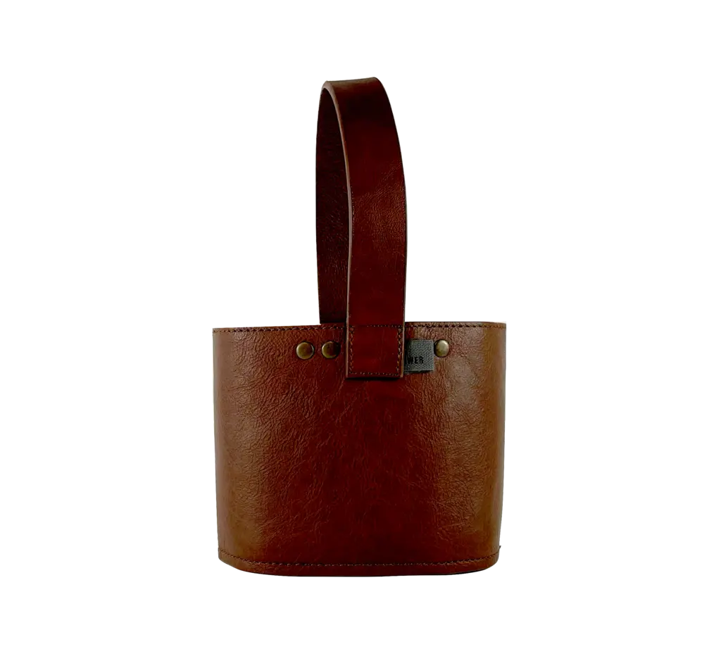 高质感 3格餐具存置提袋 仿皮革 中国