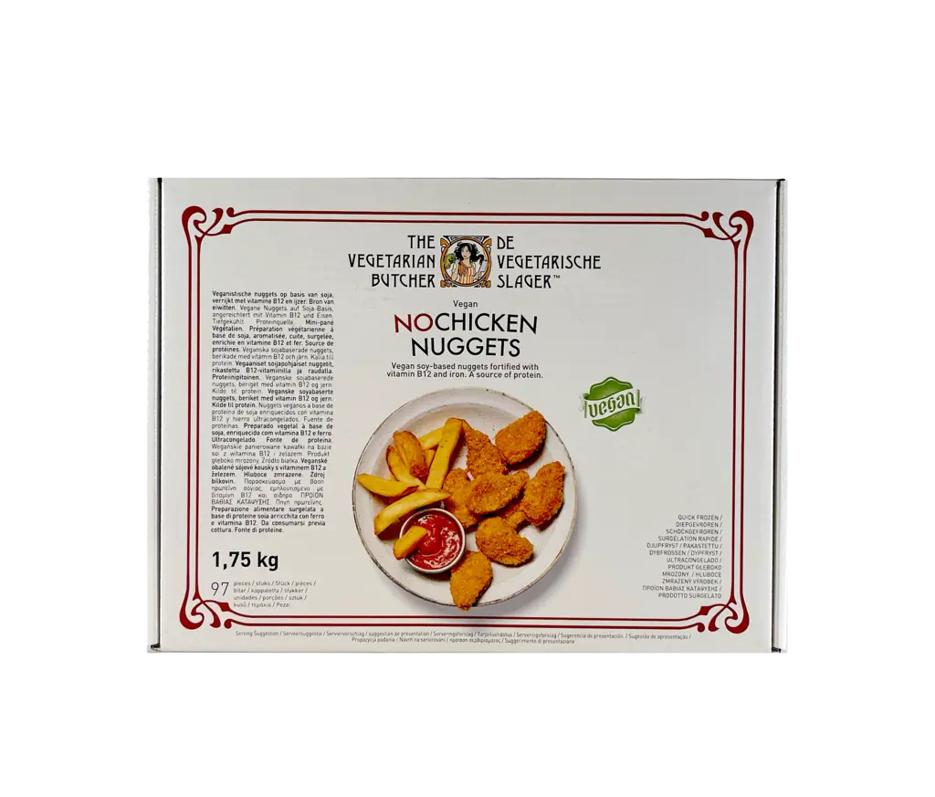 Vegan Nochicken Nuggets 1.75kg The Vegetarian Butcher Netherlands