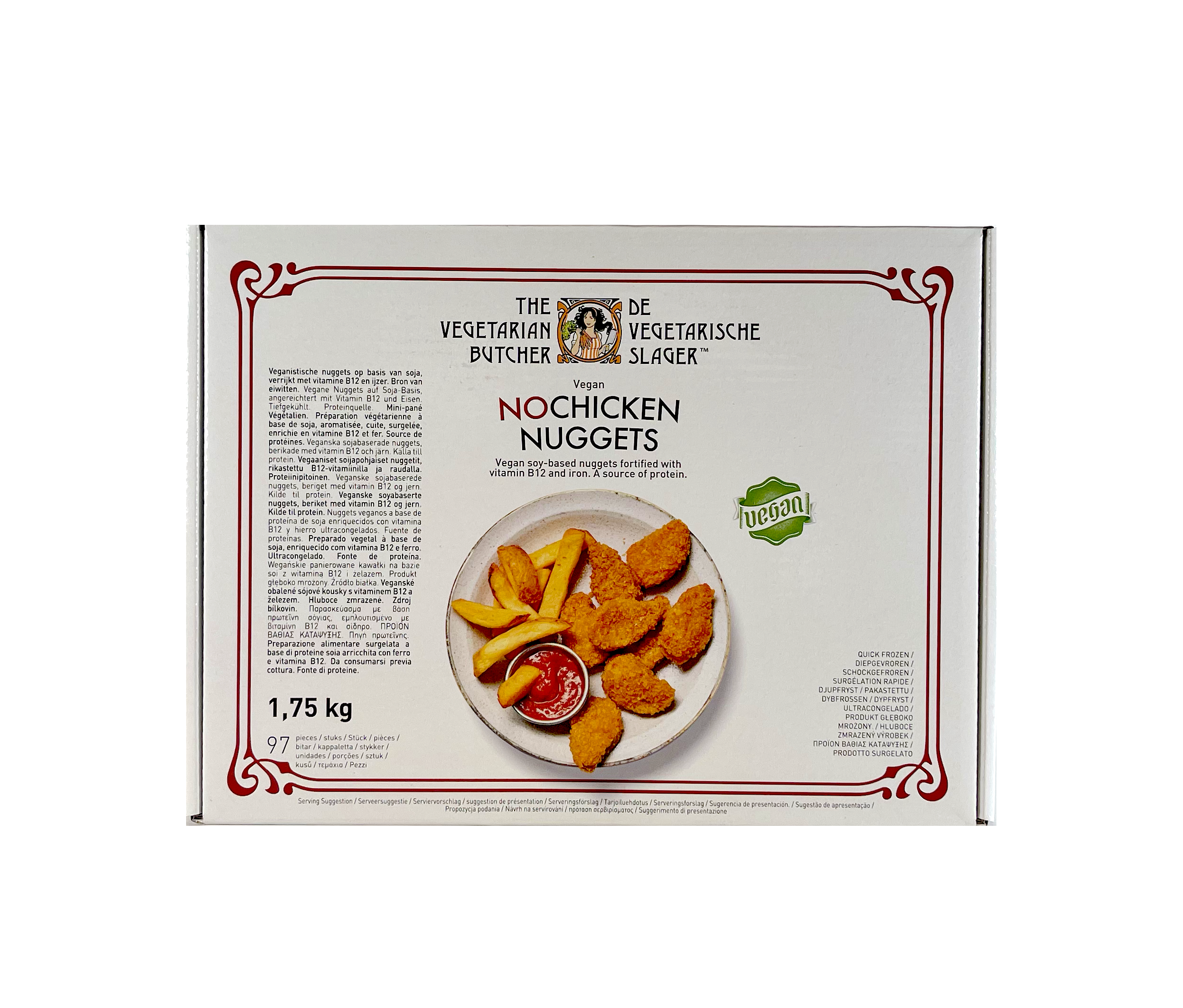 Vegan Nochicken Nuggets 1.75kg The Vegetarian Butcher Nederländerna