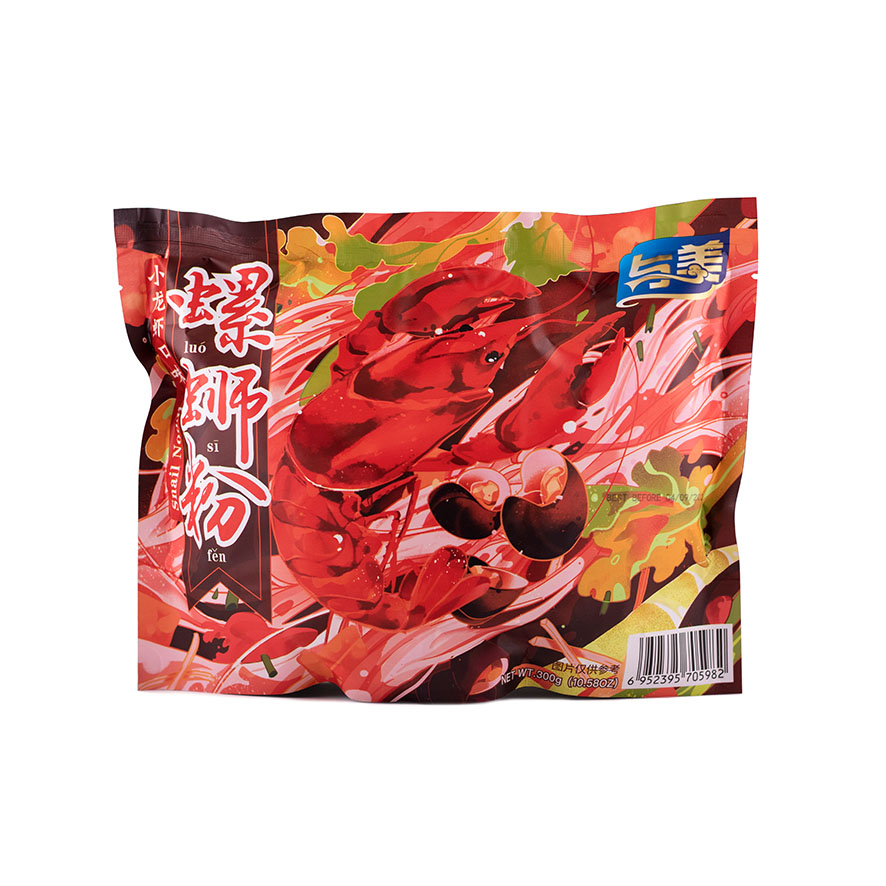 Instant Rice Noodles With Crayfish Flavour 300g Yumei China