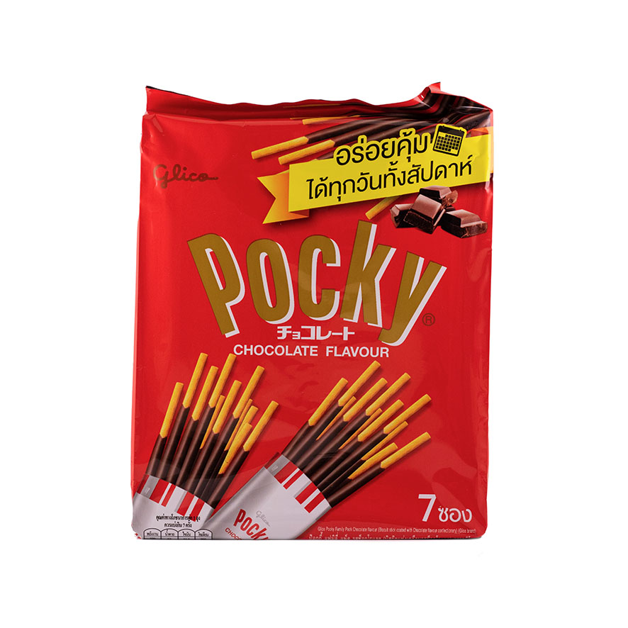 Pocky Chokladsmak Family Pack 154g Glico