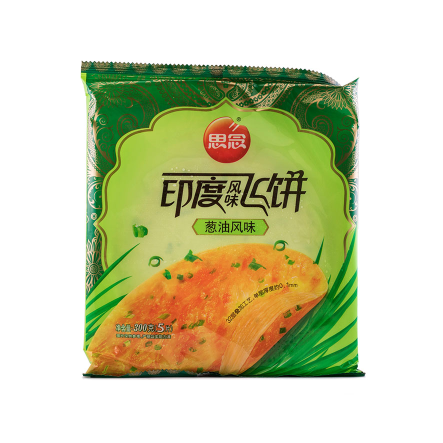 Roti Paratha Pannkaka With Chives Flavour 300g Si Nian Kina