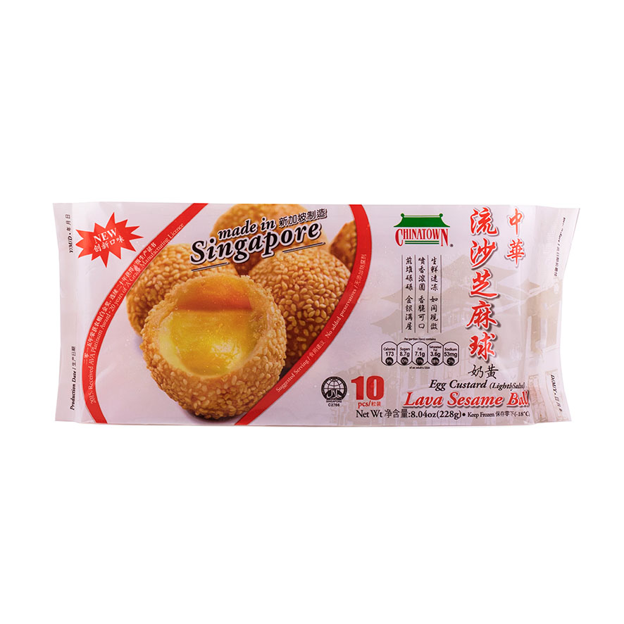 中华 流沙芝麻球 奶黄 内馅 冷冻 228g Chinatown 中国