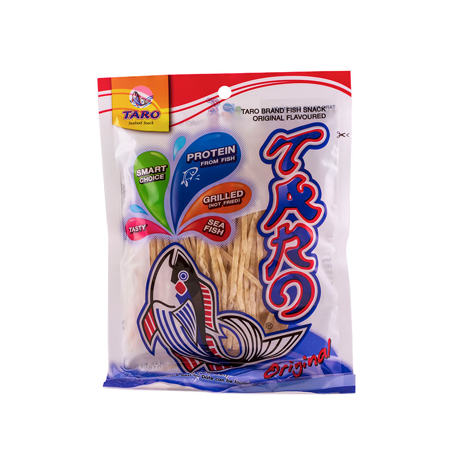 Bäst Före:2023.02.24 Fisk Snacks Original Smak 52g Taro Thailand