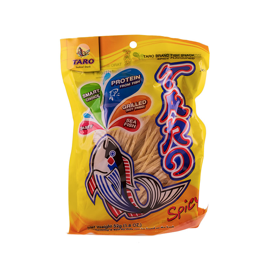 Fisk Snacks Spicy 52g Taro Thailand