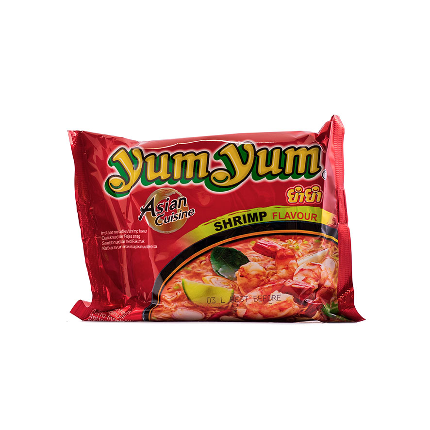 Snabbnudlar Med Räka Smak 60g Yum Yum Thailand