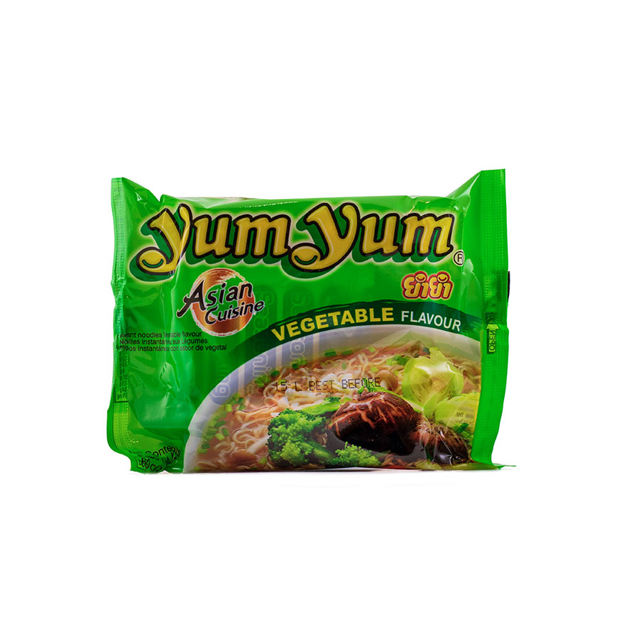 Snabbnudlar Med Grönsaks Smak 60g Yum Yum Thailand