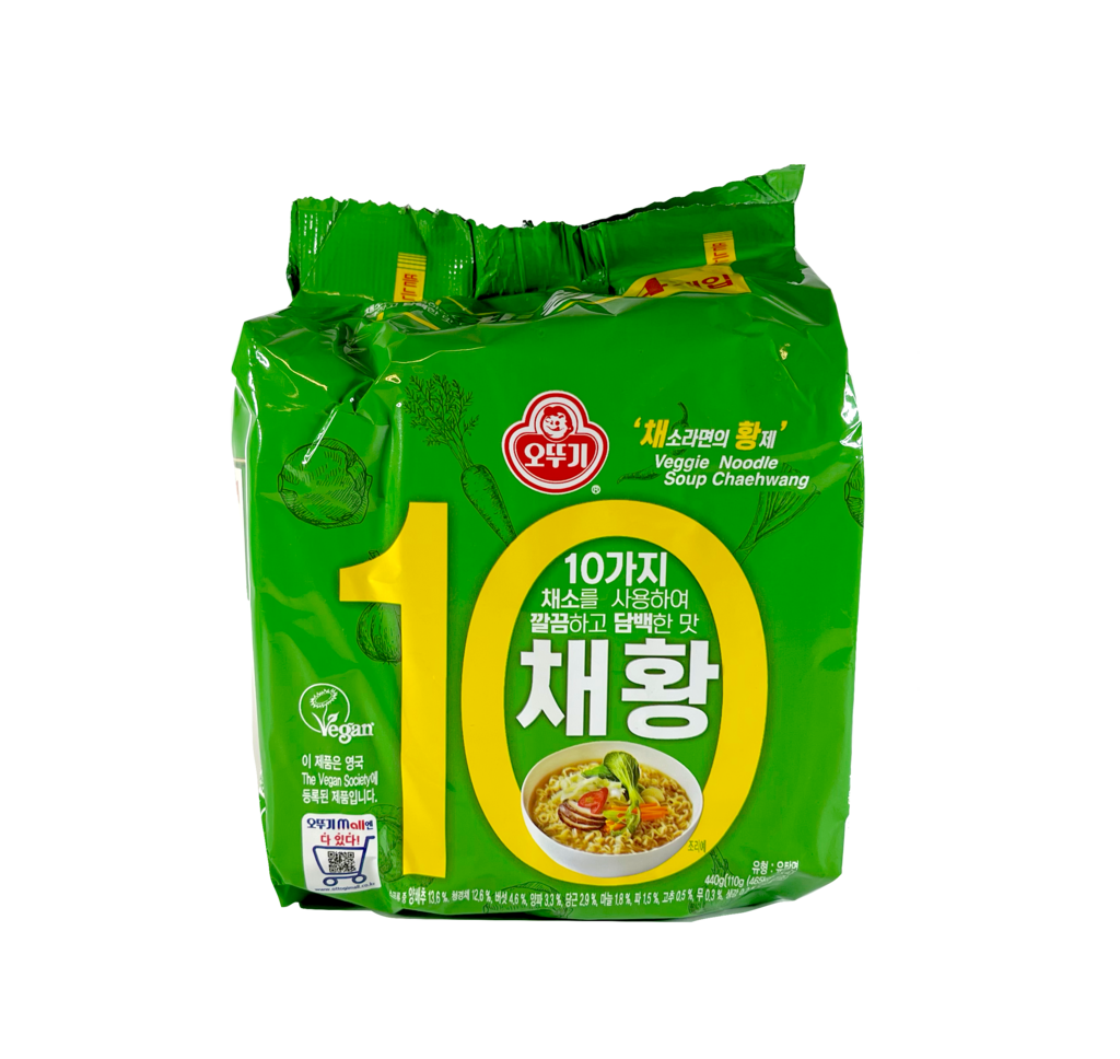 Snabbnudlar Veggie Soppa Chaehwang 110gx4st Ottogi Korean