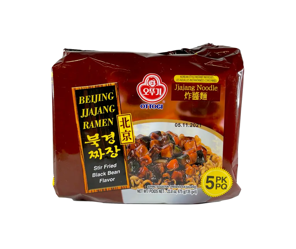 Instant Noodles Beijing Jiajang / Stir Fried Black Bean Flavour 135gx5pcs ZJM Ottogi Korean