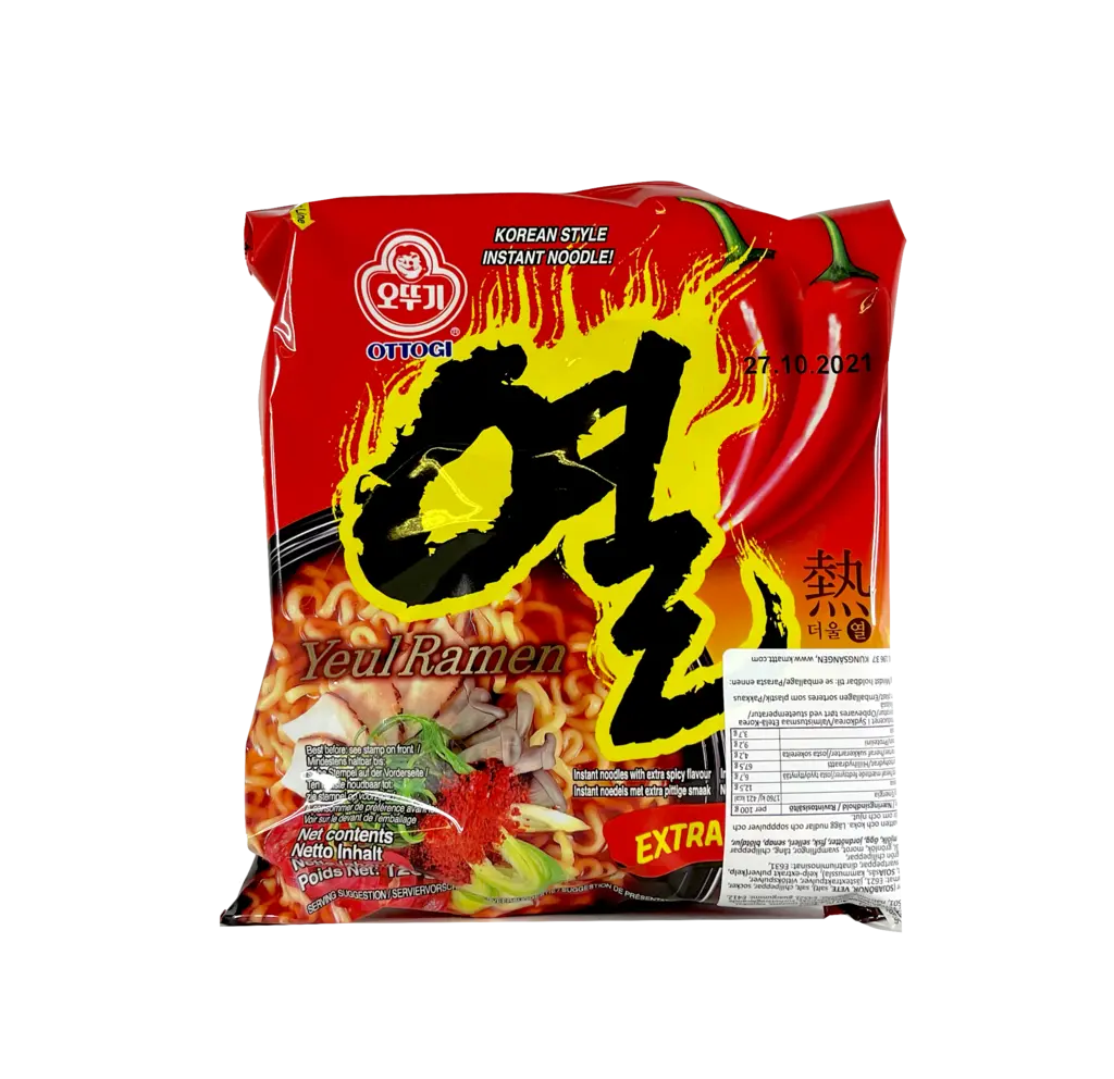 Yeul Ramen 方便面 加辣 120g Ottogi 韩国