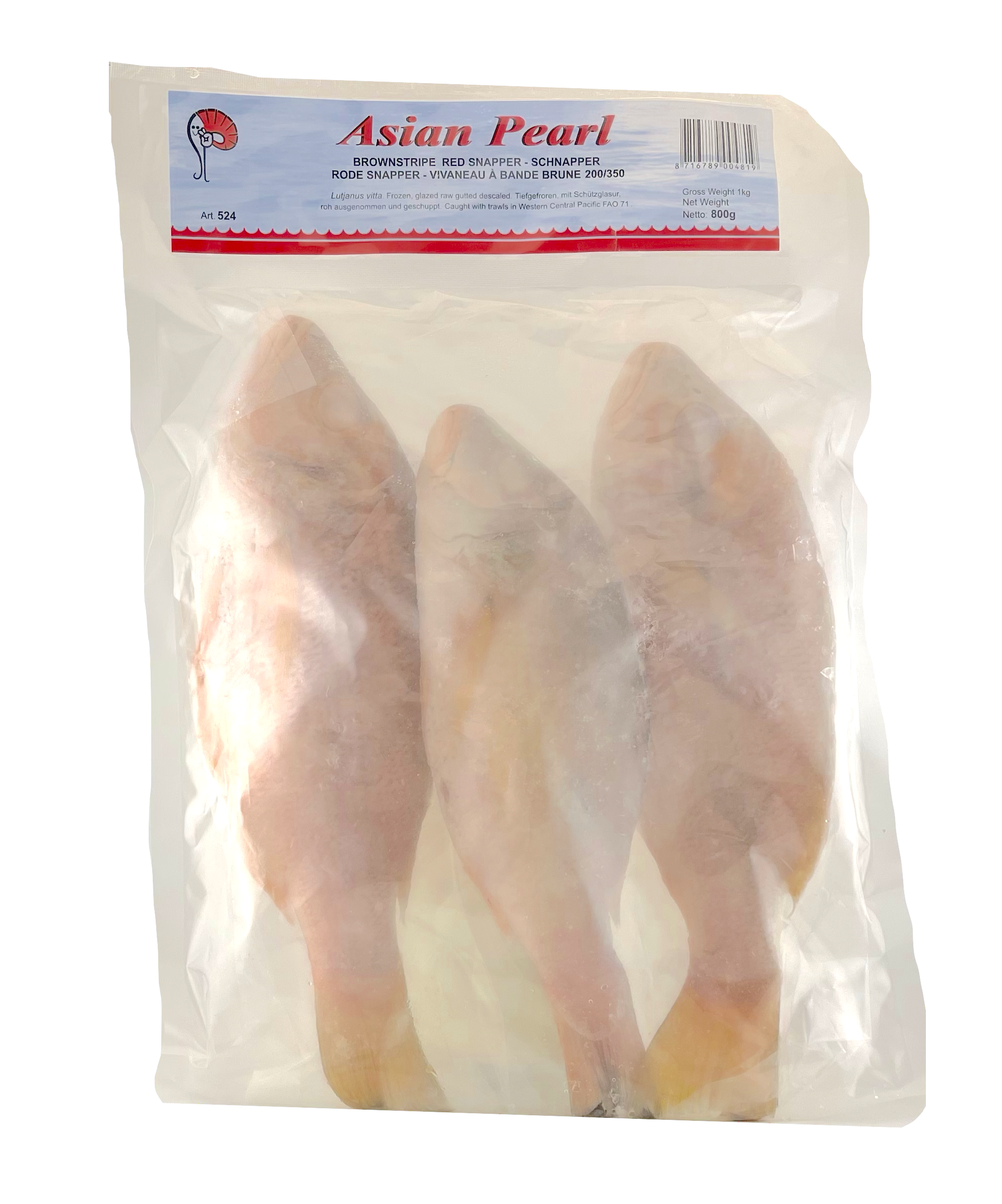 红鲷鱼 Netto:800g Asian Pearl