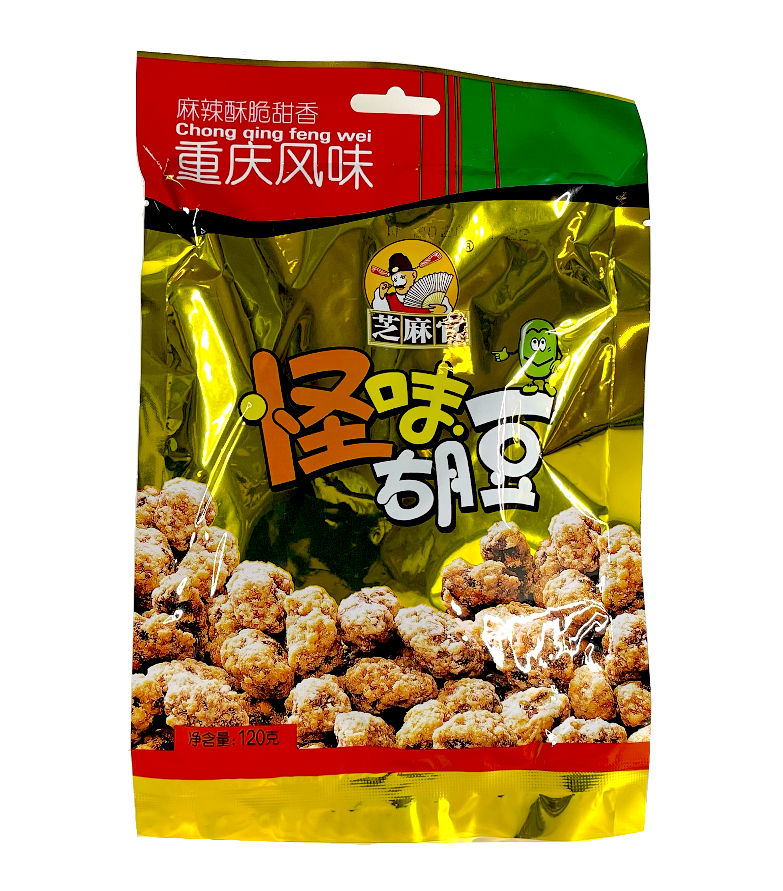 Broad Beans With Chong Qing Spicy Flavour 120g ZMG Kina