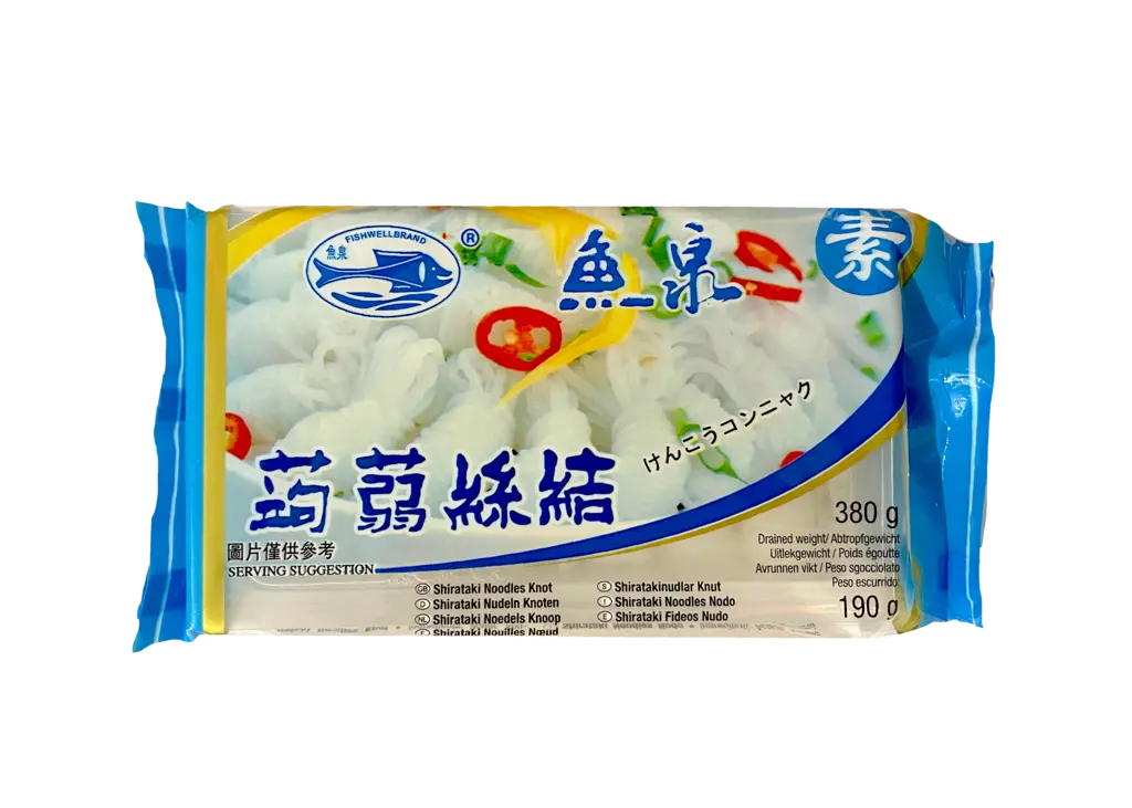 Shirataki Konjac Nudlar/Knot 380g Fishwell