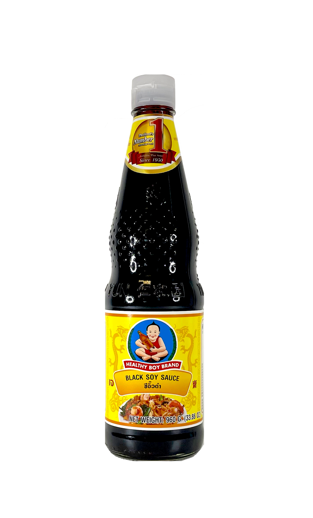 黑酱油 黄瓶 960g Healthy Boy 泰国