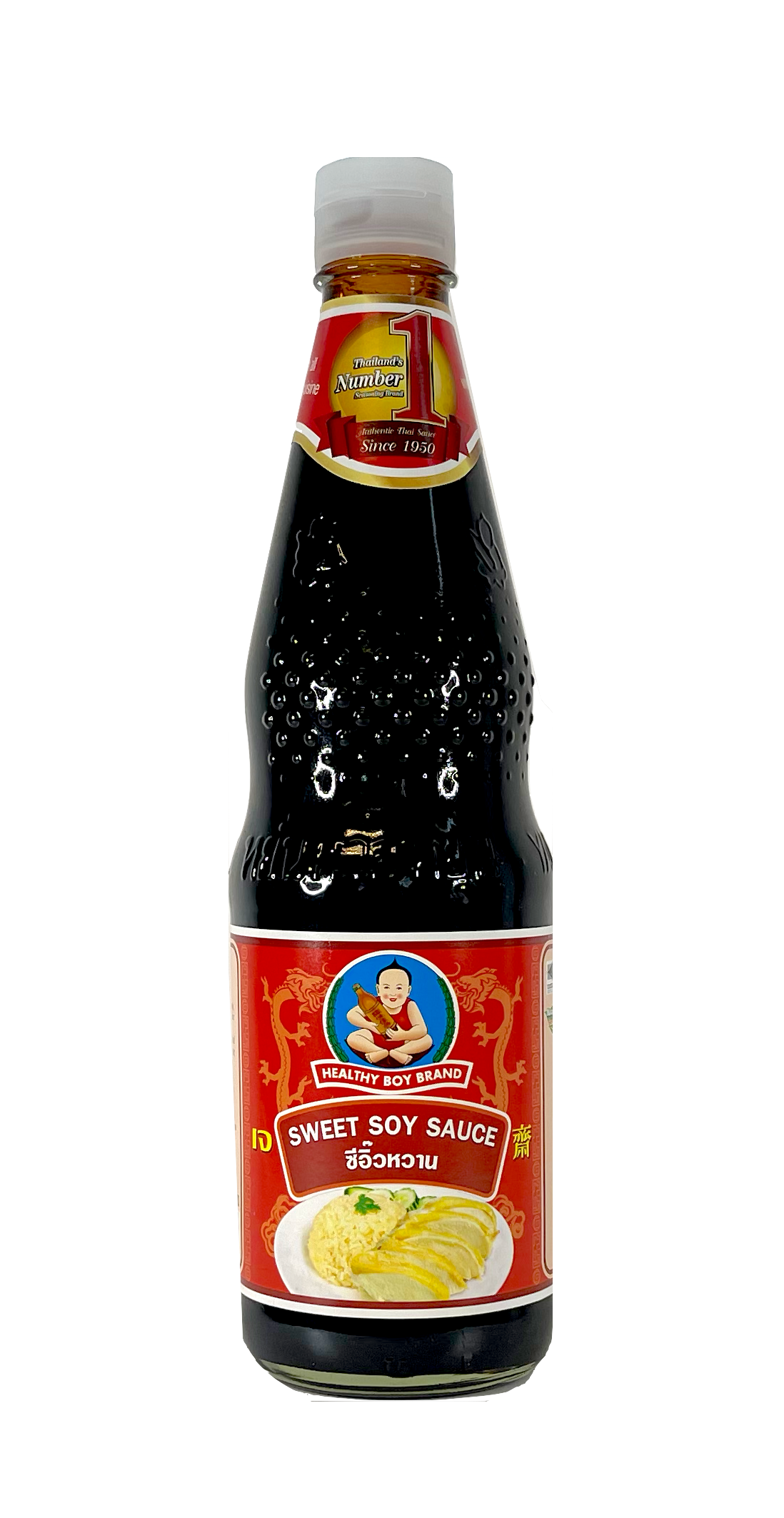 Sweet Soy Sauce Red Bottle 970g Healthy Boy Thailand
