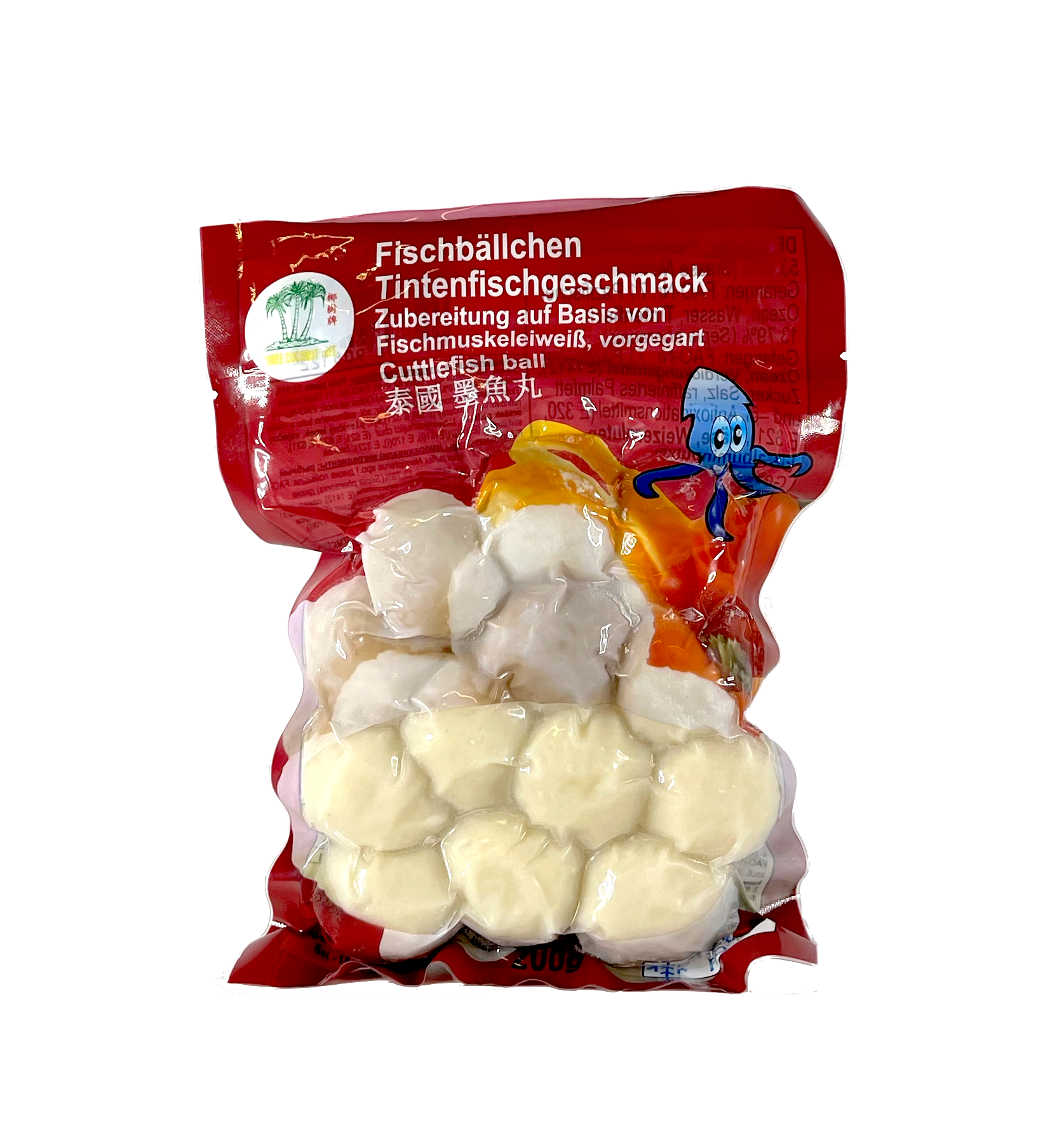 Bläckfisk Bollar Fryst 200g TCT Thailand