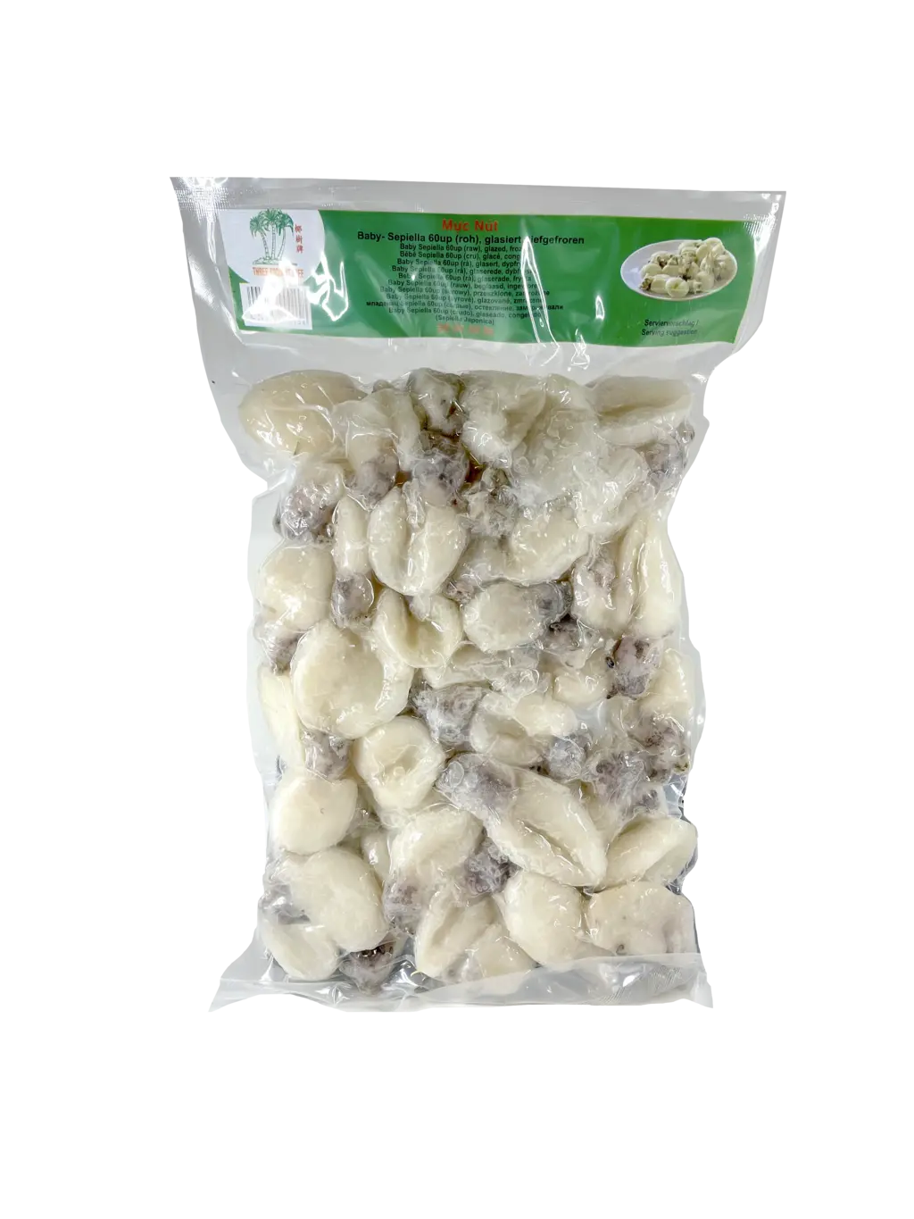 Bläckfisk/Baby Squid Hel Fryst 60/80 800g TCT Vietnam