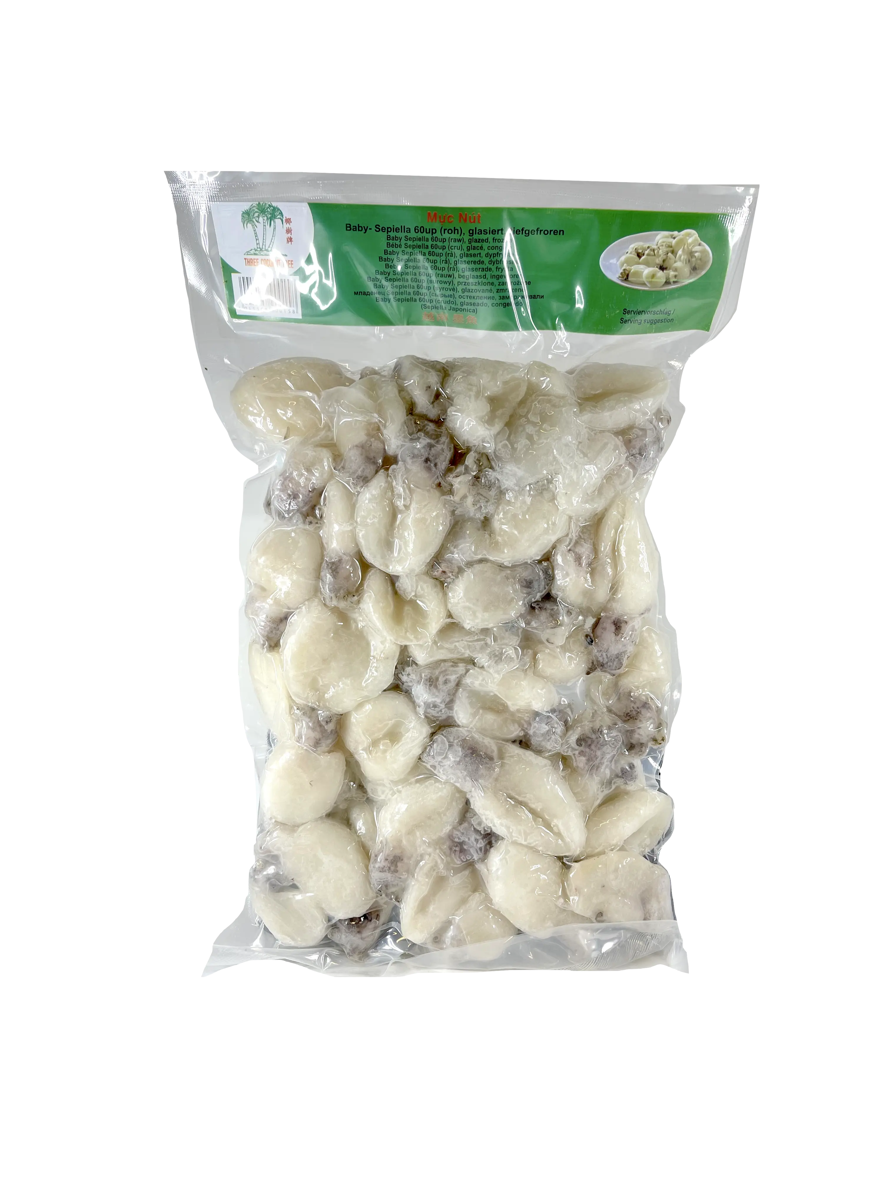 Bläckfisk/Baby Squid Hel Fryst 60/80 800g TCT Vietnam