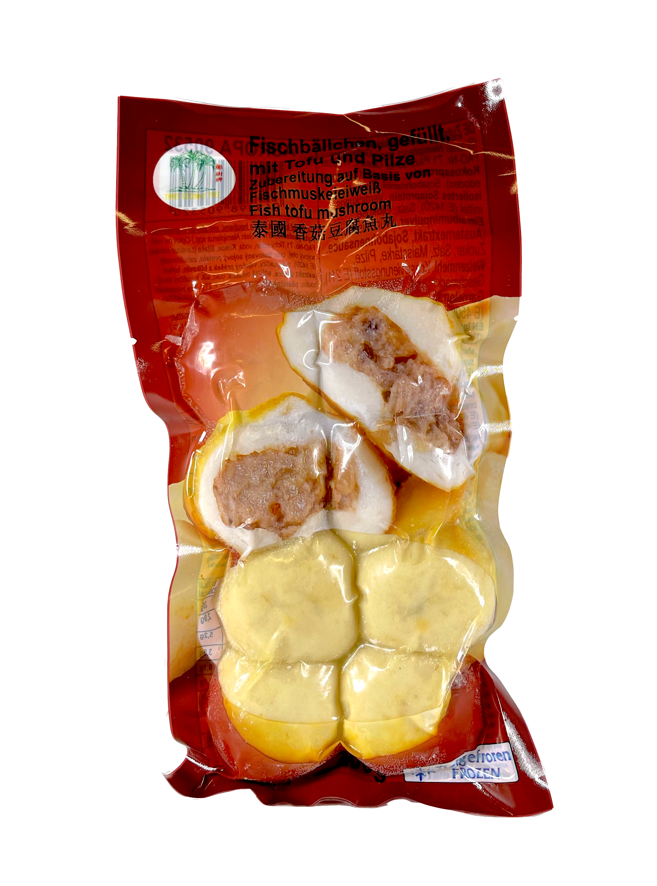 Fish/Tofu Bollar Med Svamp Fryst 200g TCT Thailand