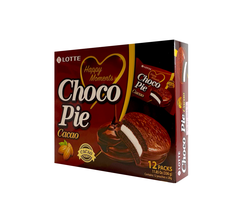 Cake/Pie with Cacao Flavour 336g Lotte Korean
