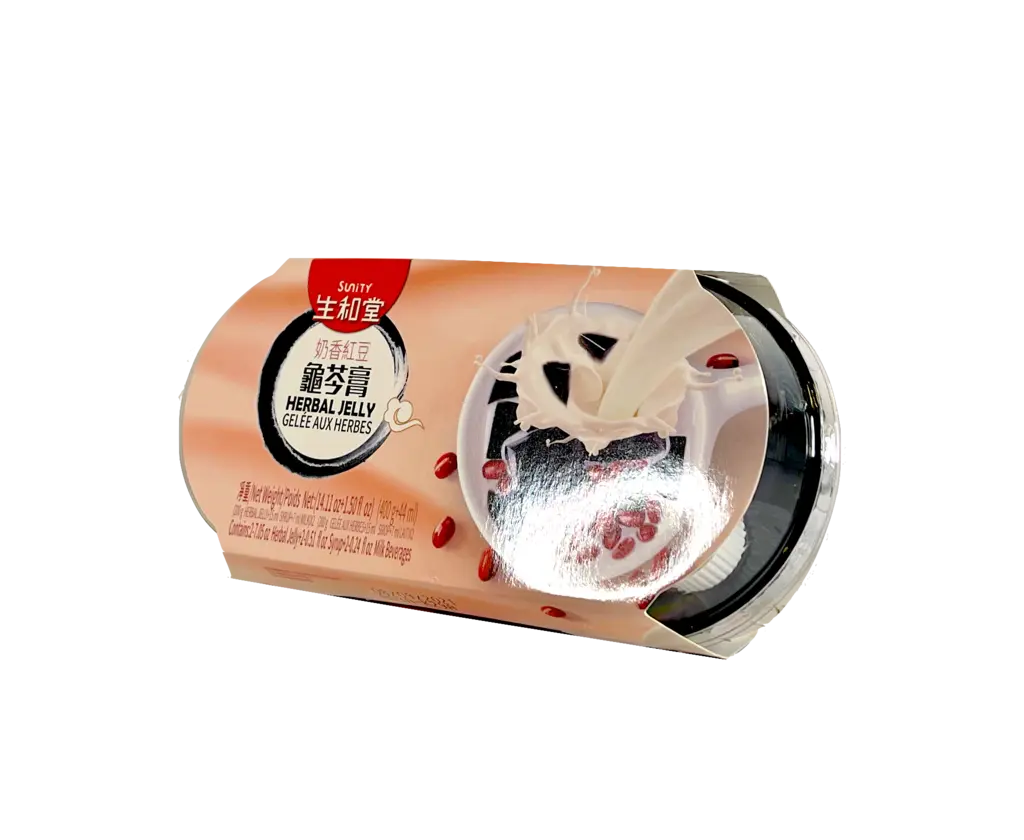 Ört Jelly Med Rödbön/Kräm Smak 222gx2st/Förp Sheng He Tang