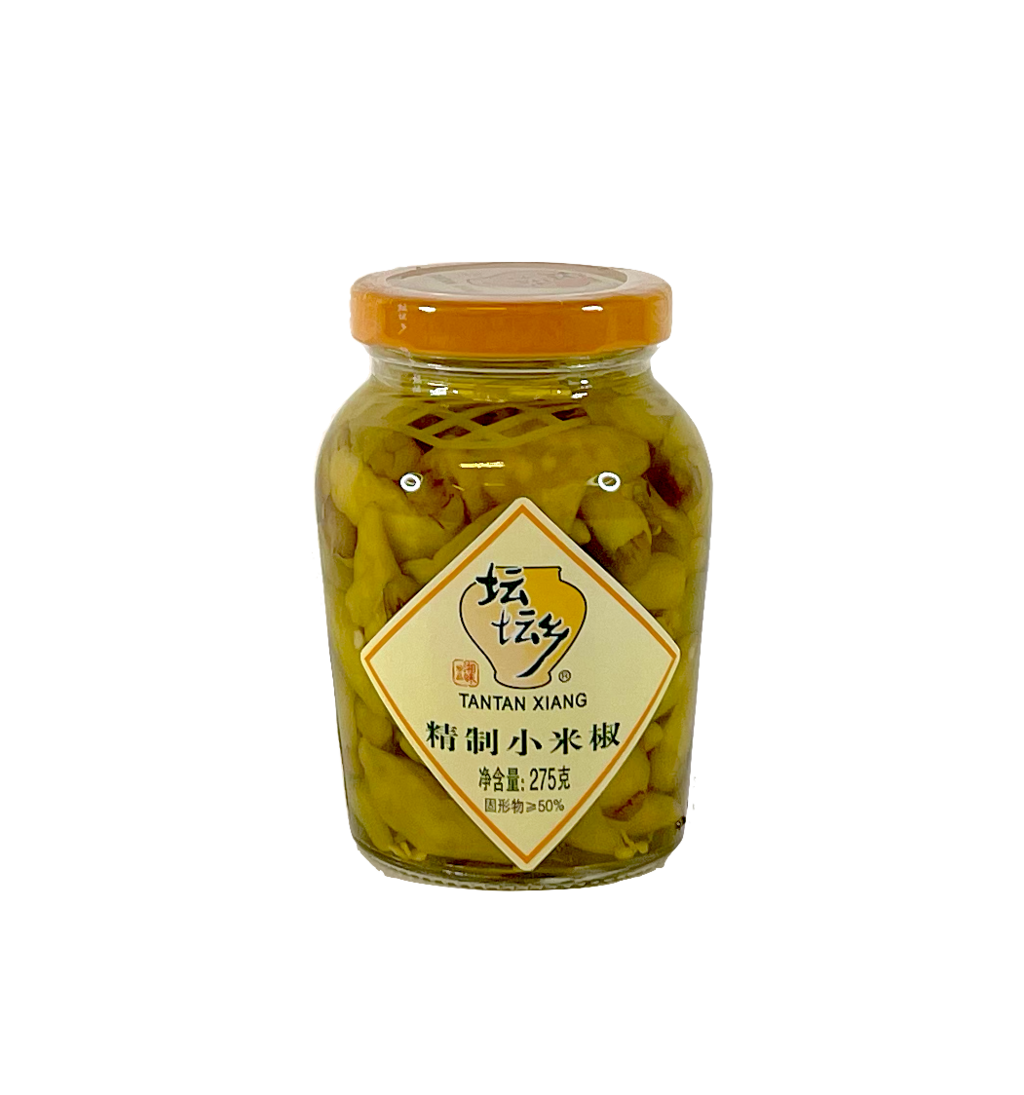 Picklad Gröna Chili / Xiao Mi Jiao 275g Tantanxiang Kina