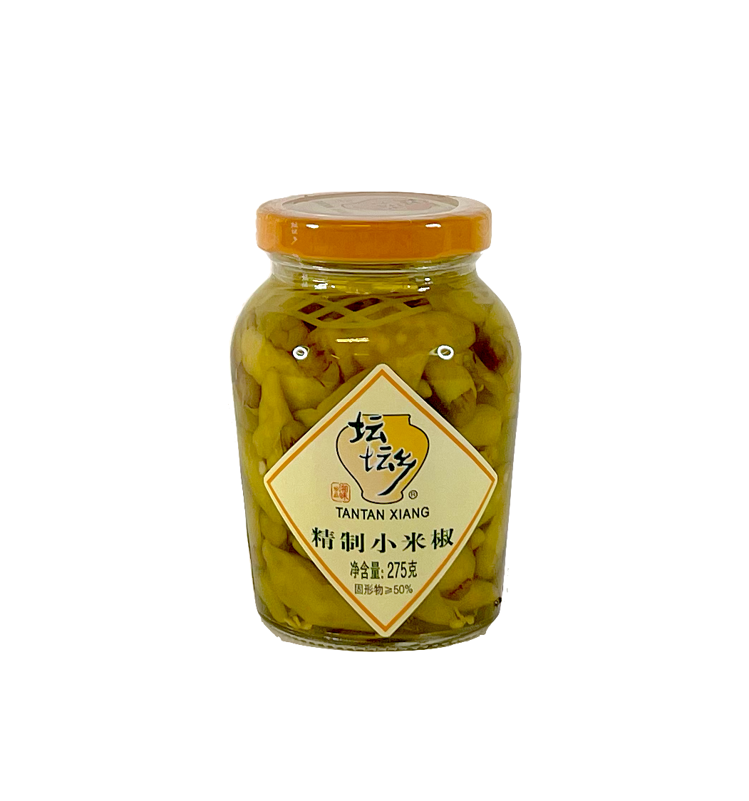Picklad Gröna Chili / Xiao Mi Jiao 275g Tantanxiang Kina