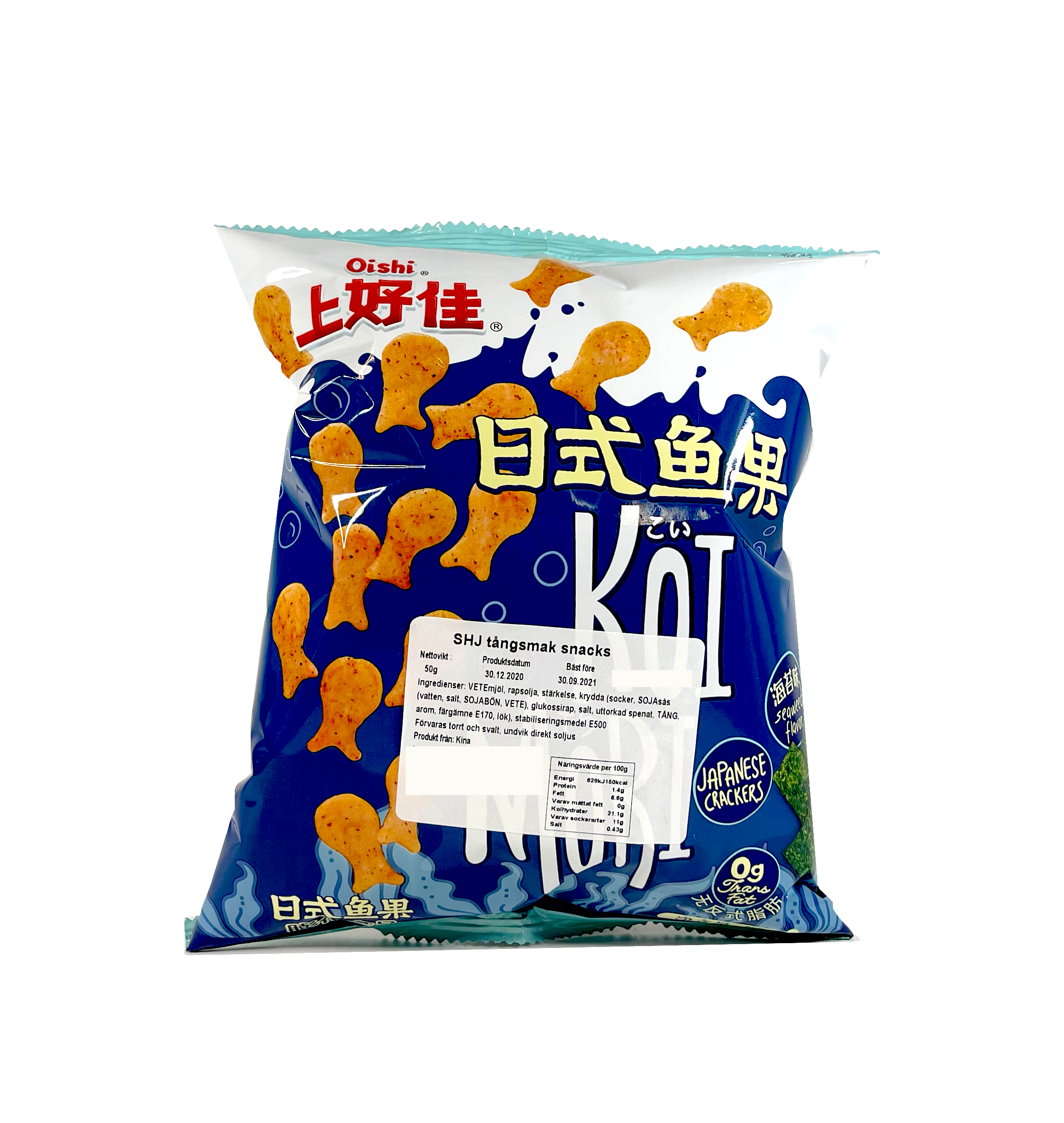 Snacks Tångsmak 50g SHJ Kina