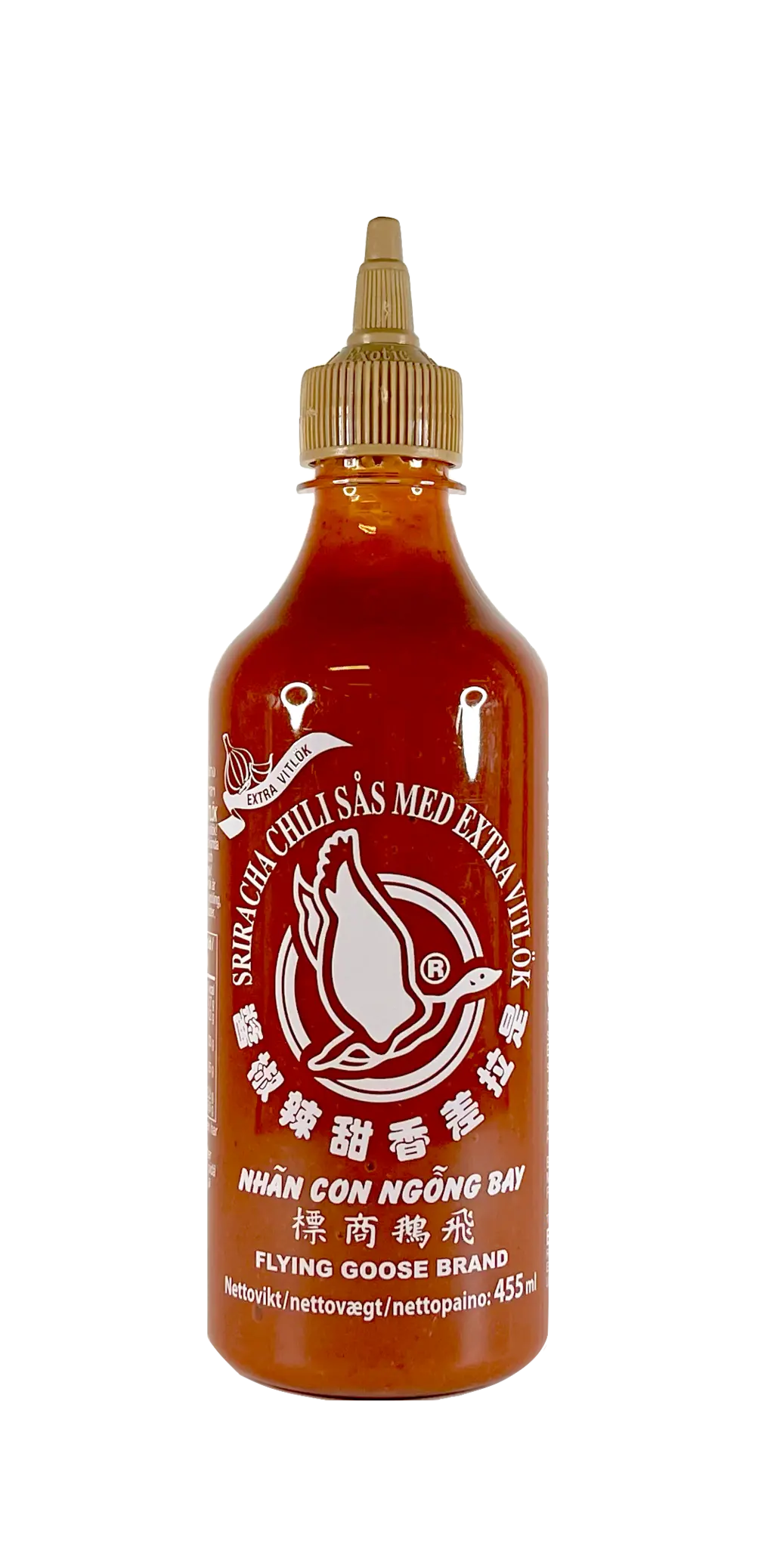 Sriracha 辣椒酱 浓郁大蒜风味 455ml Flying Goose 泰国