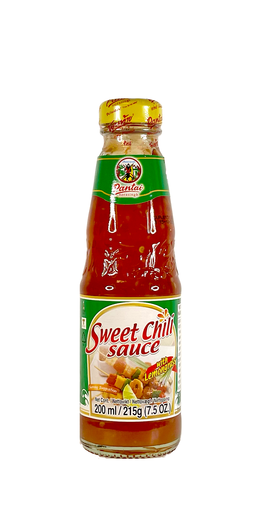 Sweet Chili Sås Med Citrongräs Smak 200ml Pantai Norasingh Thailand