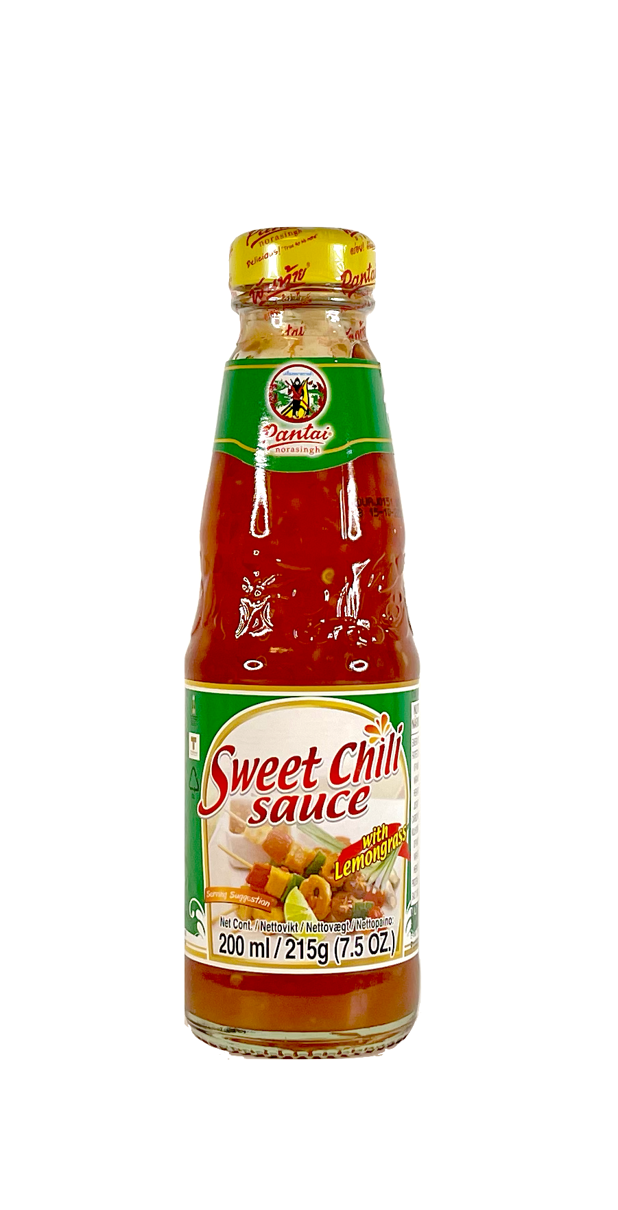 Sweet Chili Sås Med Citrongräs Smak 200ml Pantainorasingh Thailand
